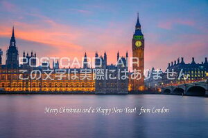 yN&NX}X̃|XgJ[hzuMerry Christmas and a Happy New Year from LondonvCMXh̗t ͂nKL