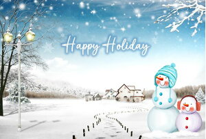 yLac et soleilNX}X̃|XgJ[hzuHappy Holiday!v킢炵Ⴞ܂̊Gt