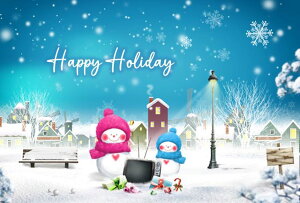 yLac et soleilNX}X̃|XgJ[hzuHappy Holiday!v킢炵Ⴞƃer̊Gt