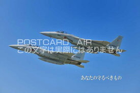 【日本のポストカードAIR】「あなたの守るべきもの」自衛隊戦闘機のはがき 絵葉書