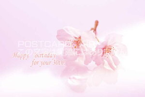 �y���t�œ`����|�X�g�J�[�hAIR�z�uHappy Birthday for your 30th �v�������t�̉ԍ��̂͂��� �G�t��