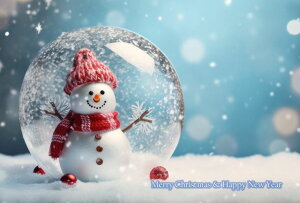 yNX}X|XgJ[hAIRzuMerry Christmas and Happy New YearvXm[h[ɓĂႾ܂̃CXgɕ|XgJ[h