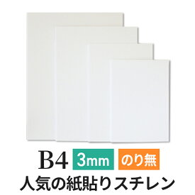 スチレンボード 発泡スチロール 板 3mm B4(257×364mm） ポップコーア のりなし 両面紙貼り 発泡 パネル スチレン ボード 板 3mm B4 建築模型 模型 工作 POP 看板芯材