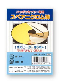 ハッポーカッター用スペアニクロム線（75mm　5本入り）HC-03