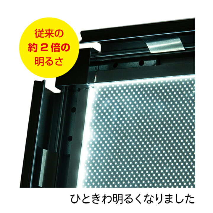 楽天市場】LED パネル B2（515×728mm）屋内用 イージーライトパネル 