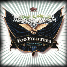 フー・ファイターズ Foo Fighters Eagle and Flags デラックスステッカー