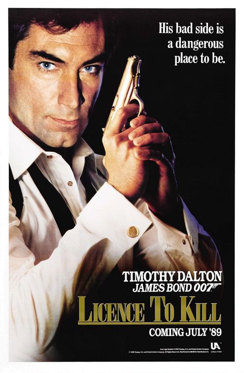 007 消されたライセンス オリジナルポスター Licence 1989 超安い 営業 Kill to
