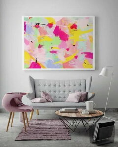 yA3zLOVELY POSTERS - COLORFUL PAINT ART PRINT A[gvg/|X^[ k Vv 