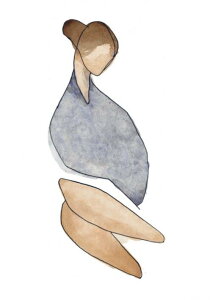 yA5zJORGEN HANSSON - Postcard "Sitting woman no. 11 A[gvg/|X^[ k Vv CeA  [֑