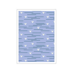 y/[2zDISNEY - Mickey Mouse Blue Stripes 4TCYWJ A[gvg/|X^[ fBYj[ ~bL[}EX