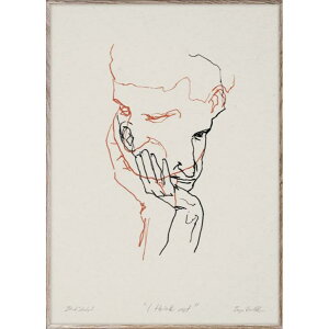 �y30x40cm�zPAPER COLLECTIVE - THINK NOT 02 | �A�[�g�v�����g �A�[�g�|�X�^�[ �k�� �V���v�� �C���e���A �������