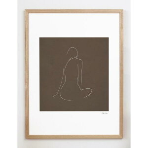 y30x40cmzCARO CARO PRINTS - Nude Line Art Print (FGRT-05) | A[gvg/A[g|X^[ k AuXgNg