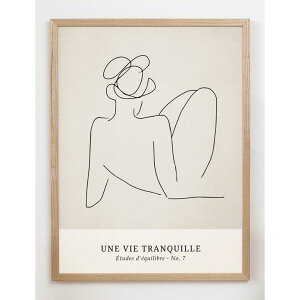 �y30x40cm�zCARO CARO PRINTS - Nude Figure Art Print (CRFL-2701) �A�[�g�v�����g/�A�[�g�|�X�^�[ �k�� �A�u�X�g���N�g