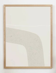 【30x40cm】CARO CARO PRINTS - Abstract Beige Art Print (GMTC-2601) アートプリント/アートポスター 北欧 アブストラクト
