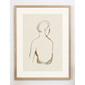 �y30x40cm�zCARO CARO PRINTS - Nude Figure Art Print (FGRT-06) �A�[�g�v�����g/�A�[�g�|�X�^�[ �k�� �A�u�X�g���N�g
