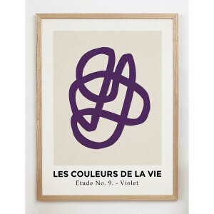 y30x40cmzCARO CARO PRINTS - Abstract Purple Art Print (GMTC-7401) | A[gvg/A[g|X^[ k AuXgNg