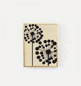 �y50x70cm�zLOVELY POSTERS - BLACK DANDELION �A�[�g�v�����g/�A�[�g�|�X�^�[ �k�� �V���v�� ������ �I�V���� �������� ���������� �l�C ���g�� ���_�� �G�� �傫���T�C�Y ���킢�� �M�t�g �v���[���g