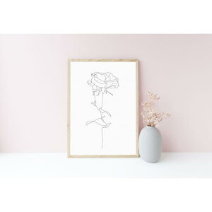 yA3zLOVELY POSTERS - ROSE PRINT A[gvg/|X^[ k Vv 