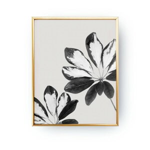 yA3zLOVELY POSTERS - LEAVES BLACK PRINT A[g|X^[ k Vv  Mtg av[g  |X^[ rO  A[g Vv CeA a G A[gpl 