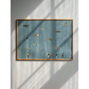 y50x70cmzFINE LITTLE DAY - SWIMMERS POSTER | A[gvg / |X^[ k Vv EH[CeA CeA  v[ j |X^[pl A[g A[gpl A[g{[h G