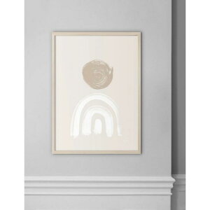 yA3zNOUROM - BEIGE AND WHITE ABSTRACT #3 | k |X^[ XEF[f AuXgNg A[g A[g|X^[ |X^[ CeA IV  ǎ