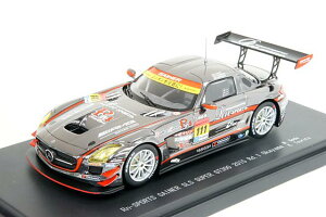 ミニカー 1/43 エブロ EBBRO (45289) Rn-スポーツ ゲイナー SLS 2015年 スーパーGT 300クラス Rd.1 岡山 No.111 植田 正幸/鶴田 和弥