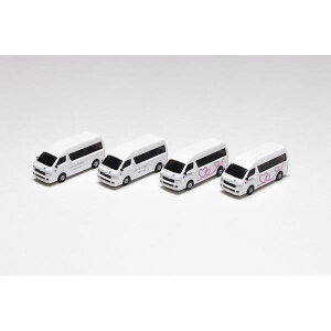 KATO Nゲージ トヨタ ハイエース スーパーロング デイサービス(4台入) 鉄道模型パーツ 23-651D