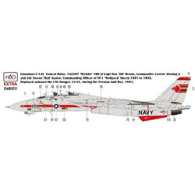 【7月予約】HADモデルズ 1/48 F-14A VF-1 "ウルフパック" エクステンデッドエディション 模型用グッズ HADE481011