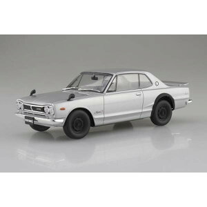 �A�I�V�} 1/24 �y�v�� �X�i�b�v�J�[ No.01-SI KPGC10 �X�J�C���C��HT 2000GT-R 1970 �V���o�[ �X�P�[�����f�� 4905083065891