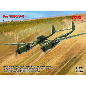 ICM 1/72 �t�H�b�P�E���t Fw 189C/V-6 �h�C�c�U���@ �X�P�[�����f�� 72290