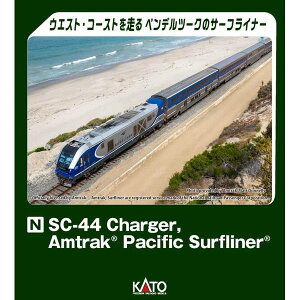 KATO NQ[W SC-44 Charger, Amtrak(R) Pacific Surfliner(R) 8 Unit Set S͌^ 106-9010