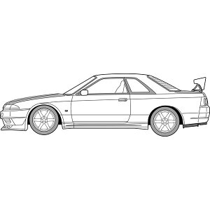 tW~ 1/24 p݃~bhiCgV[Y No.6 jbT XJCC GT-R(R32)F XP[f 4968728172033