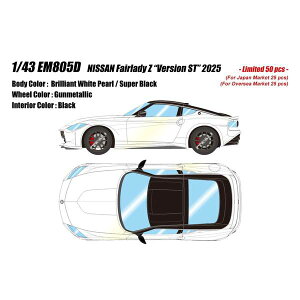 �A�C�h���� 1/43 �j�b�T�� �t�F�A���f�BZ RZ34 �o�[�W����ST 2025 �u�����A���g�z���C�g�p�[��/ �X�[�p�[�u���b�N �����i�~�j�J�[ EM805D