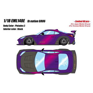 �A�C�h���� 1/18 �g���^ lb nation GR86 �v���A�f�X2 �����i�~�j�J�[ EML148E