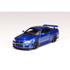 MOTORHELIX 1/64 �j�b�T�� NISMO R34 GT-R Z-tune �x�C�T�C�h�u���[ �����i�~�j�J�[ M63416