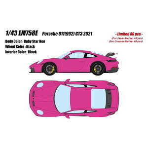 y5\zACh 1/43 |VF 911 992 GT3 2021 r[X^[lI i~jJ[ EM758E
