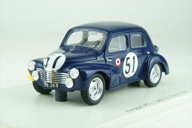 スパーク 1/43 ルノー 4CV-1063 No.51 1951 ル・マン24時間 J-L.ロージア/J.スタジェ 完成品ミニカー S5213