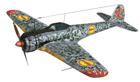 ハセガワ 1/48 一式戦闘機 隼 I型 キリエ機 ｢荒野のコトブキ飛行」より スケールプラモデル SP393