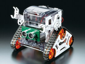 タミヤ プログラミング工作シリーズ No.1 マイコンロボット工作セット (クローラータイプ) スケールプラモデル 71201