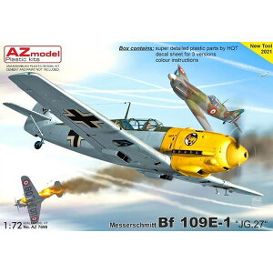 AZf 1/72 Bf109E-1 "JG.27" XP[f AZM7698