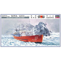 ハセガワ 1/350 南極観測船 宗谷 “第三次南極観測隊” スケールモデル Z23
