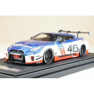 �C�O�j�b�V�������f�� 1/43 LB�V���G�b�g���[�N�X GT �j�b�T�� 35GT-RR No.46 �z���C�g/�u���[/���b�h �����i�~�j�J�[ IG2549