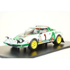 スパーク 1/18 ランチア ストラトス HF No.1 1977 WRC ラリー・モンテカルロ ウィナー S.ムナーリ/S.Maiga 完成品ミニカー 18S535【在庫品】