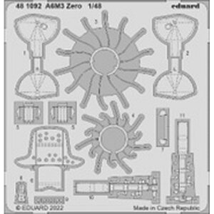 エデュアルド 1/48 零式艦上戦闘機 三二型 エッチングパーツ (エデュアルド用) 模型用グッズ EDU481092