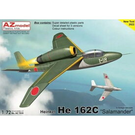 AZモデル 1/72 ハインケル He162C 海外仕様 スケールモデル AZM7835