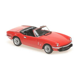 マキシチャンプス 1/43 トライアンフ スピットファイア MKIV 1972 レッド 完成品ミニカー 940132530