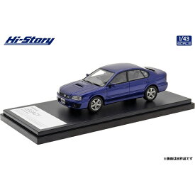 ハイストーリー 1/43 スバル レガシー B4 RSK 2001 ノーティックブルー・マイカ 完成品ミニカー HS367BL