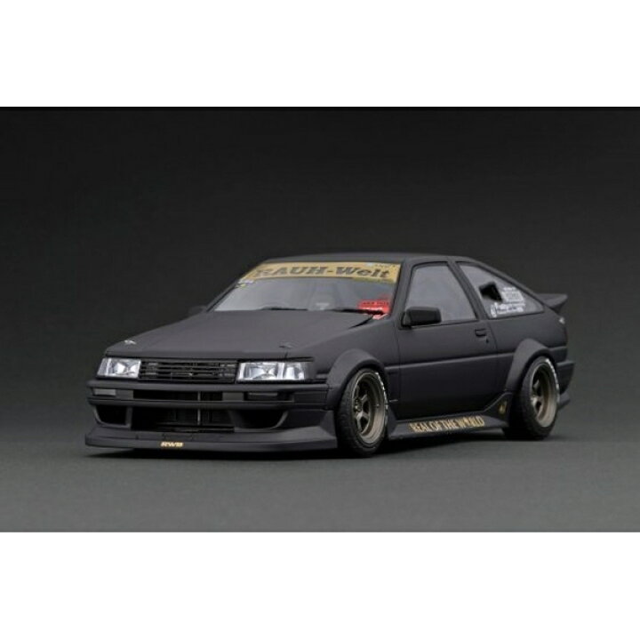 楽天市場】イグニッションモデル 1/18 RWB トヨタ AE86 マットブラック 