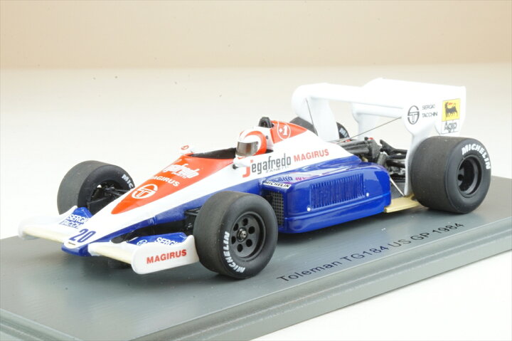 楽天市場】スパーク 1/43 トールマン TG184 No.20 1984 F1 アメリカGP 