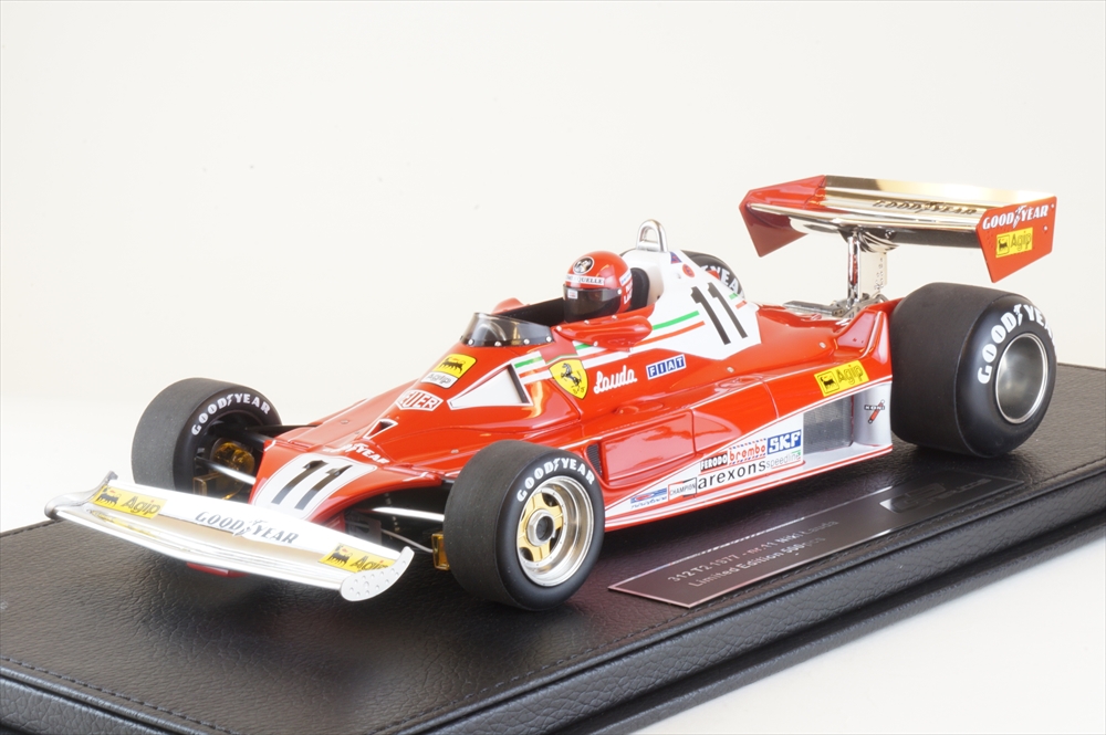 トップマルケス 18 フェラーリ 312 T2 No.1 1977 F1 ワールドチャンピオン N.ラウダ ドライバー付 完成品ミニカー GRP014AN